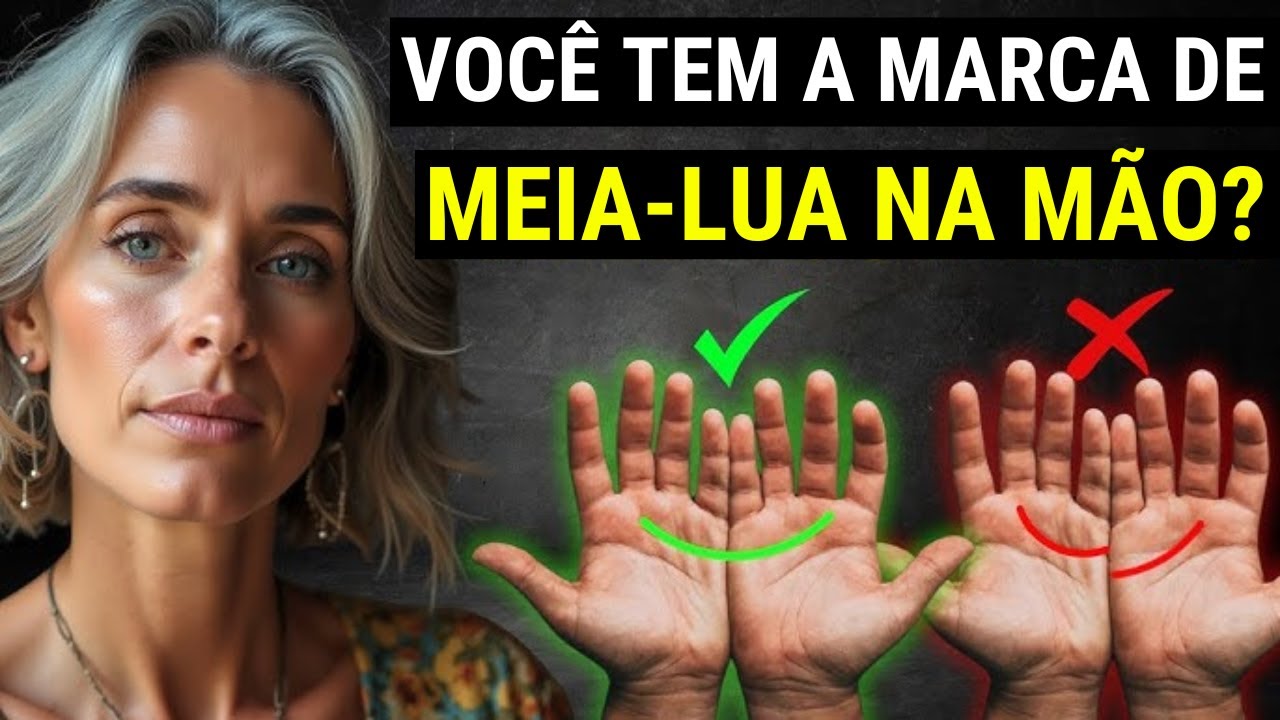 ⚠️Você tem uma MEIA LUA na PALMA DA MÃO ✨ Veja o que isso significa
