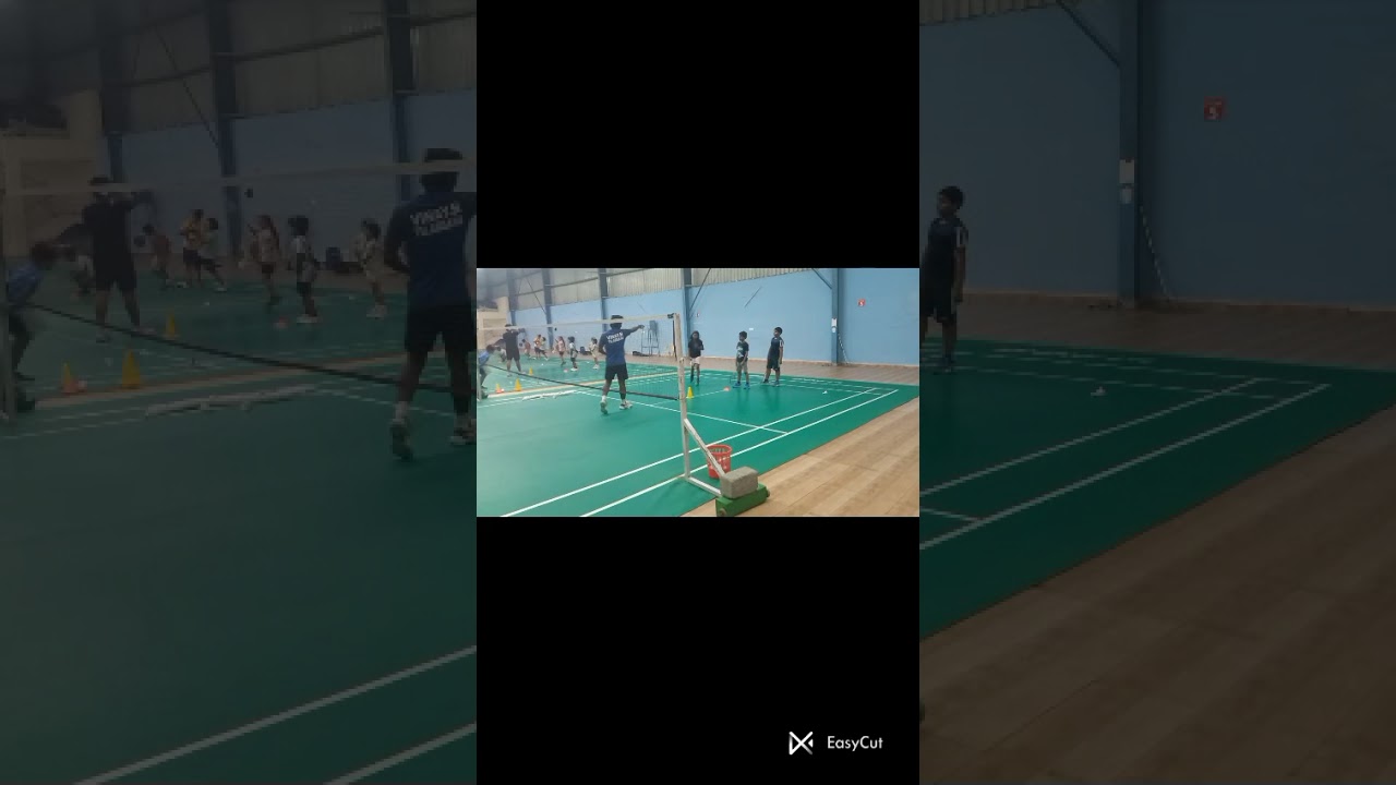 Badminton court srikakulam #like# share #badminton#childrens#couching#triks#subscribe #youtubevideos