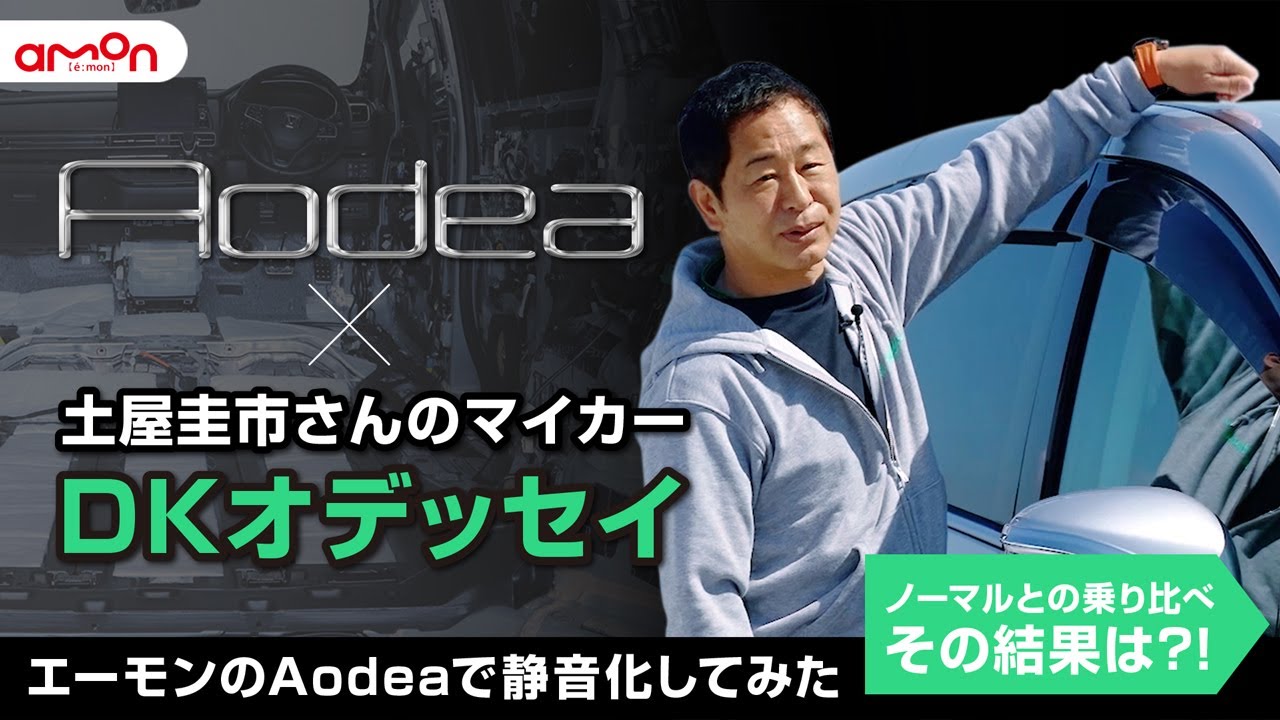 ドリキン土屋圭市さんのオデッセイをAodeaで静音化してみた！【エーモン】