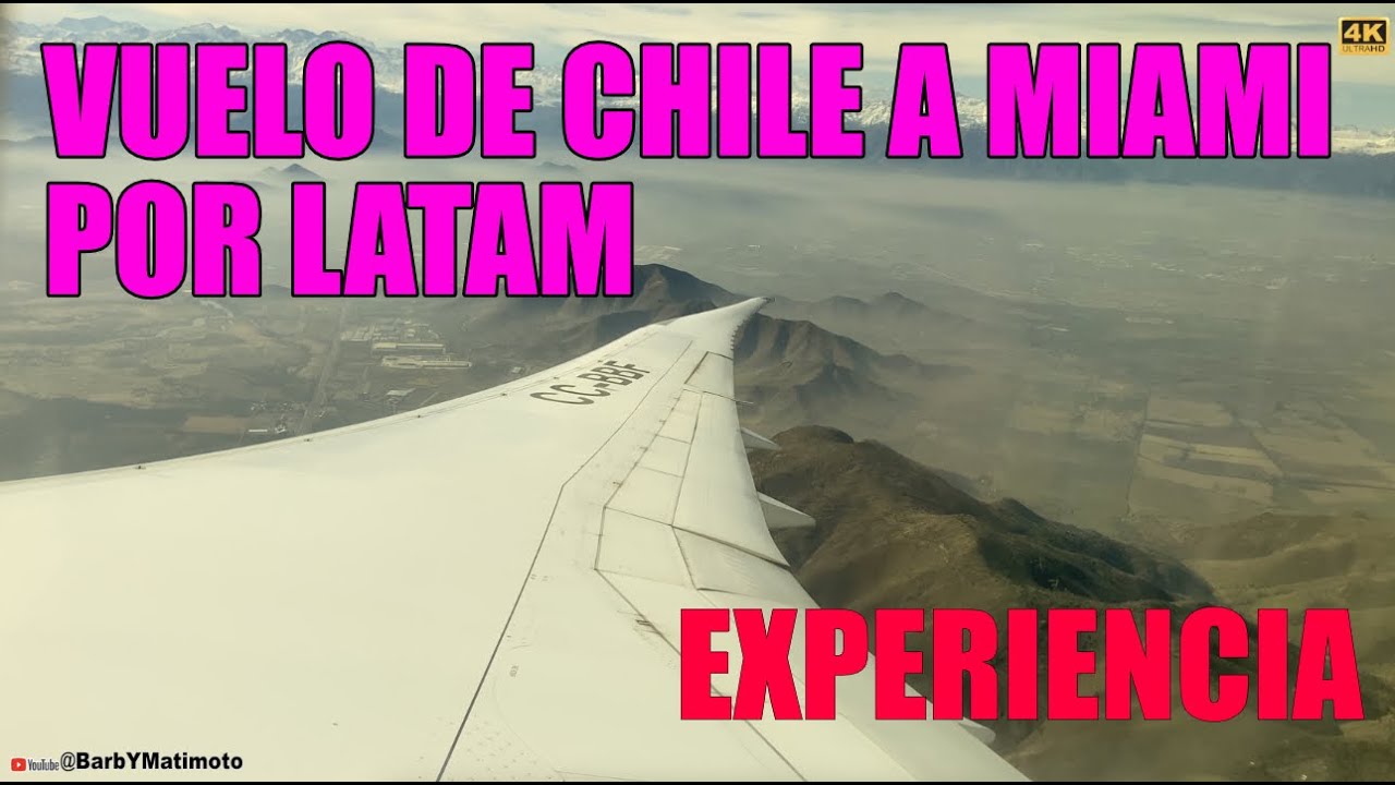 Experiencia de vuelo Chile a Miami Latam Airlines #4k #miami #vuelos  @MatimotoTravelTech