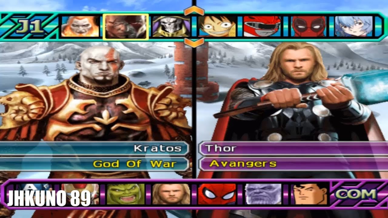 *dioses* KRATOS TEAM vs THOR TEAM | DRAGON BALL Z BUDOKAI TENKAICHI 3