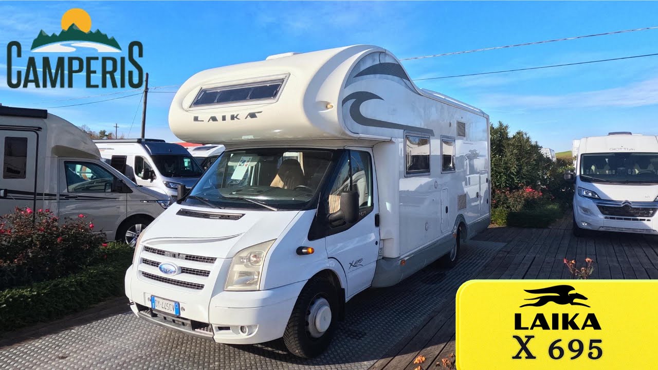 Laika X 695 - Videorecensione Camper Mansardato