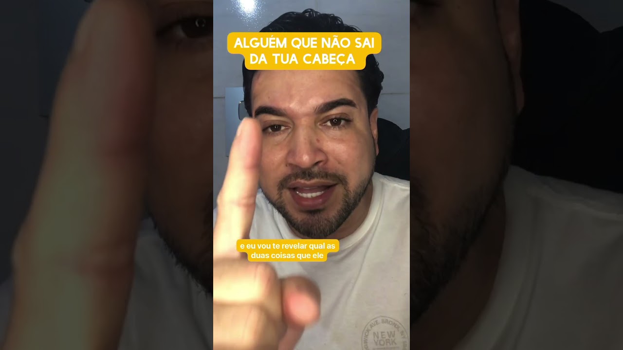 Alguém que não sai da tua cabeça 