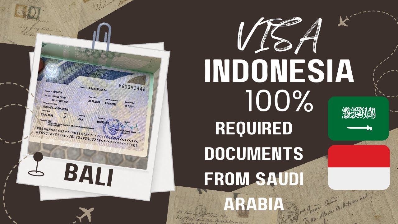 Indonesia 🇮🇩 visa l Required Documents from Saudi Arabia 🇸🇦 @travelwithtayyab1335