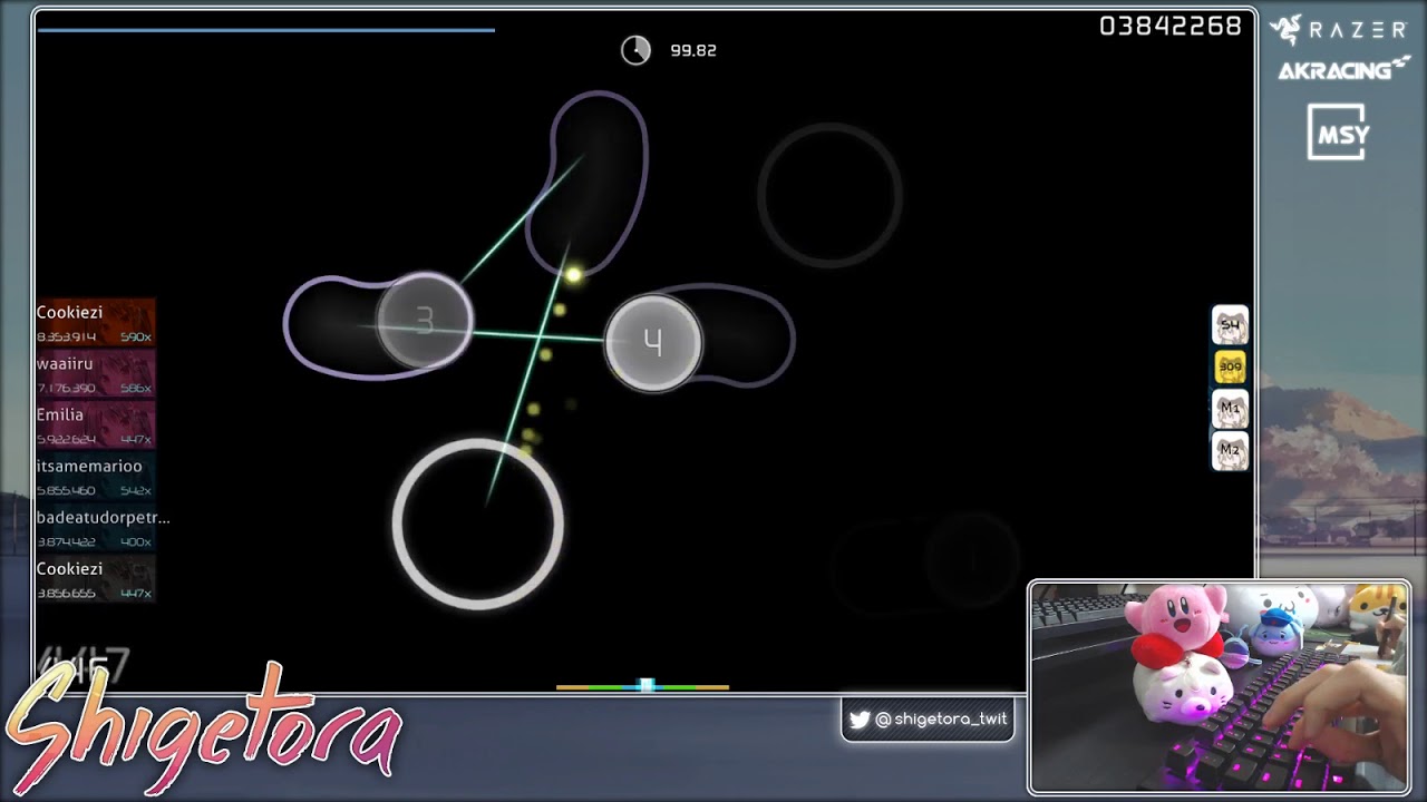 Cookiezi | DETRO - volcanic [Beginner] + HD (94.17%) 627/1142x 13xmiss LOVED #1 liveplay
