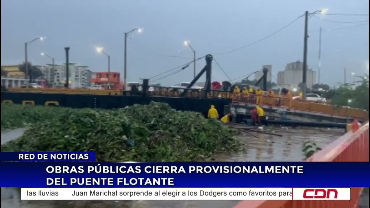 Obras Públicas cierra provisionalmente el Puente Flotante