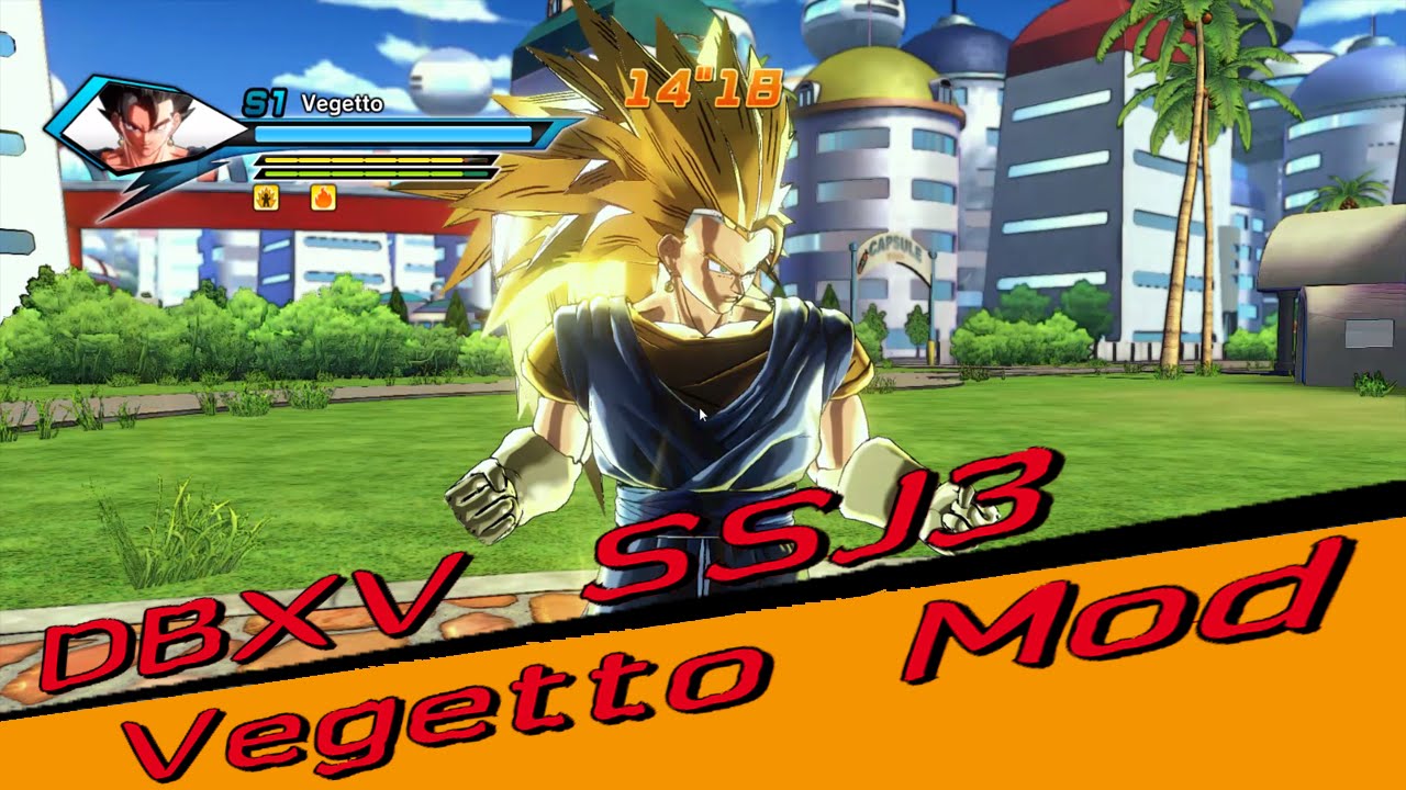 Dragon Ball Xenoverse SSJ3 Vegetto Mod