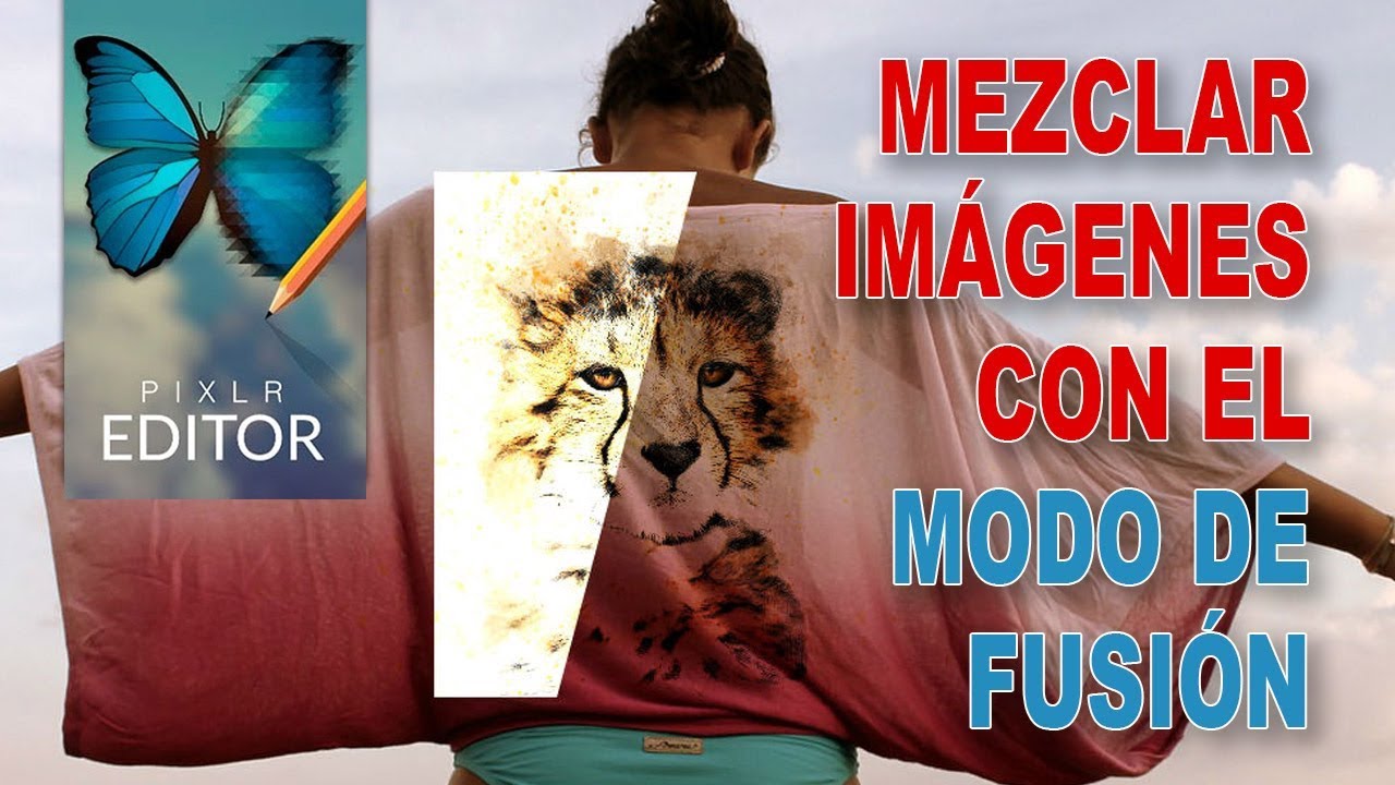 Mezclar imágenes con los modos de fusión de Pixlr Editor