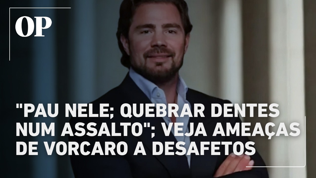 “Pau nele; quebrar dentes num assalto”: PF revela ameaças a jornalista atribuídas a Vorcaro