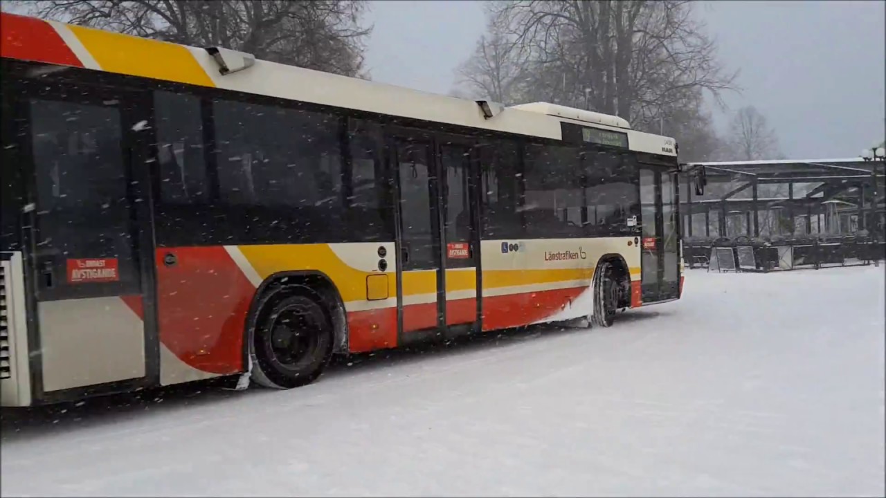 Snöoväder i Jönköping City + Keolis 6046