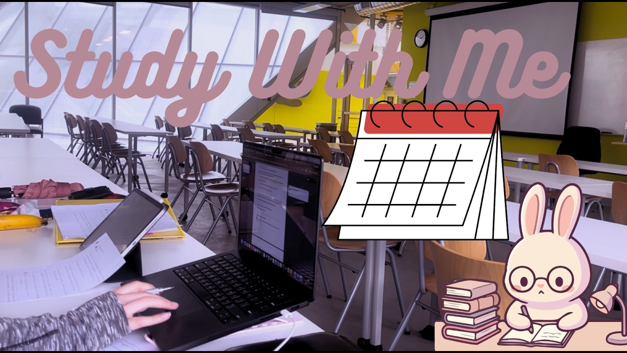 Study With Me || Finals Week - 25 Minutes ✨📚