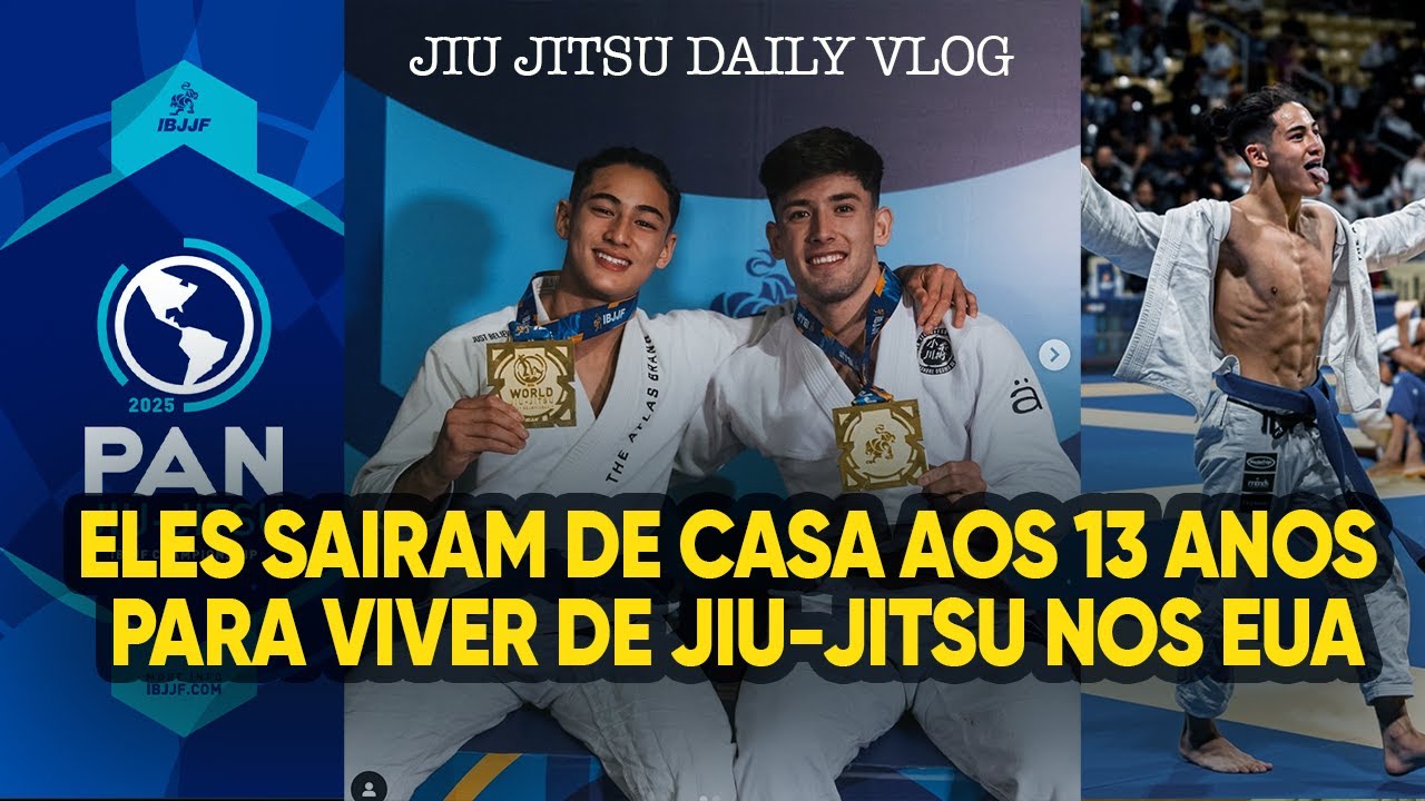 Ricardo Yoshito e Gustavo Ogawa foram pra AOJ pra viver de Jiu Jitsu | vlog. 6 Pan Ibjjf