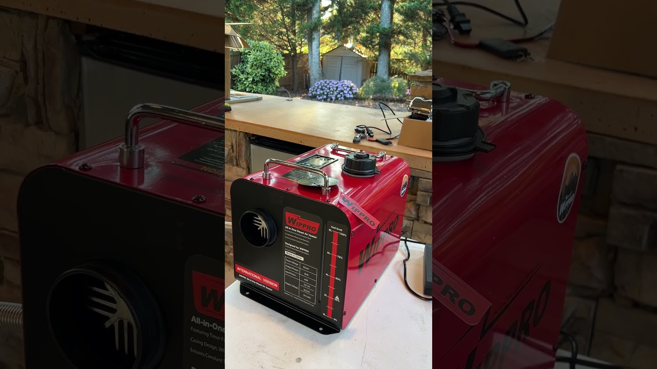 SZALONA CISZA, nowy podgrzewacz diesla WIPPRO 8 kW z 2025 r.