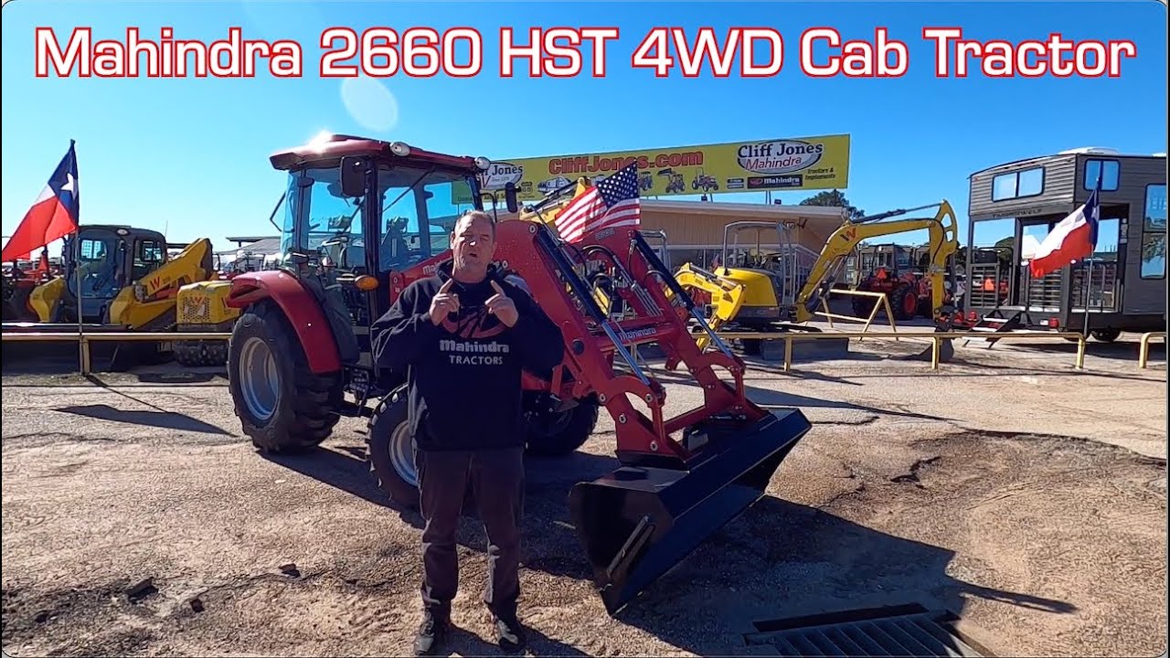 Mahindra 2600 Series 2660 HST 4WD Cab Tractor