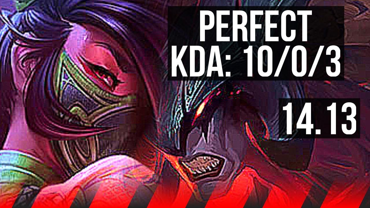 AKALI vs AATROX (TOP) | 10/0/3, Legendary, 1200+ games | VN Challenger | 14.13
