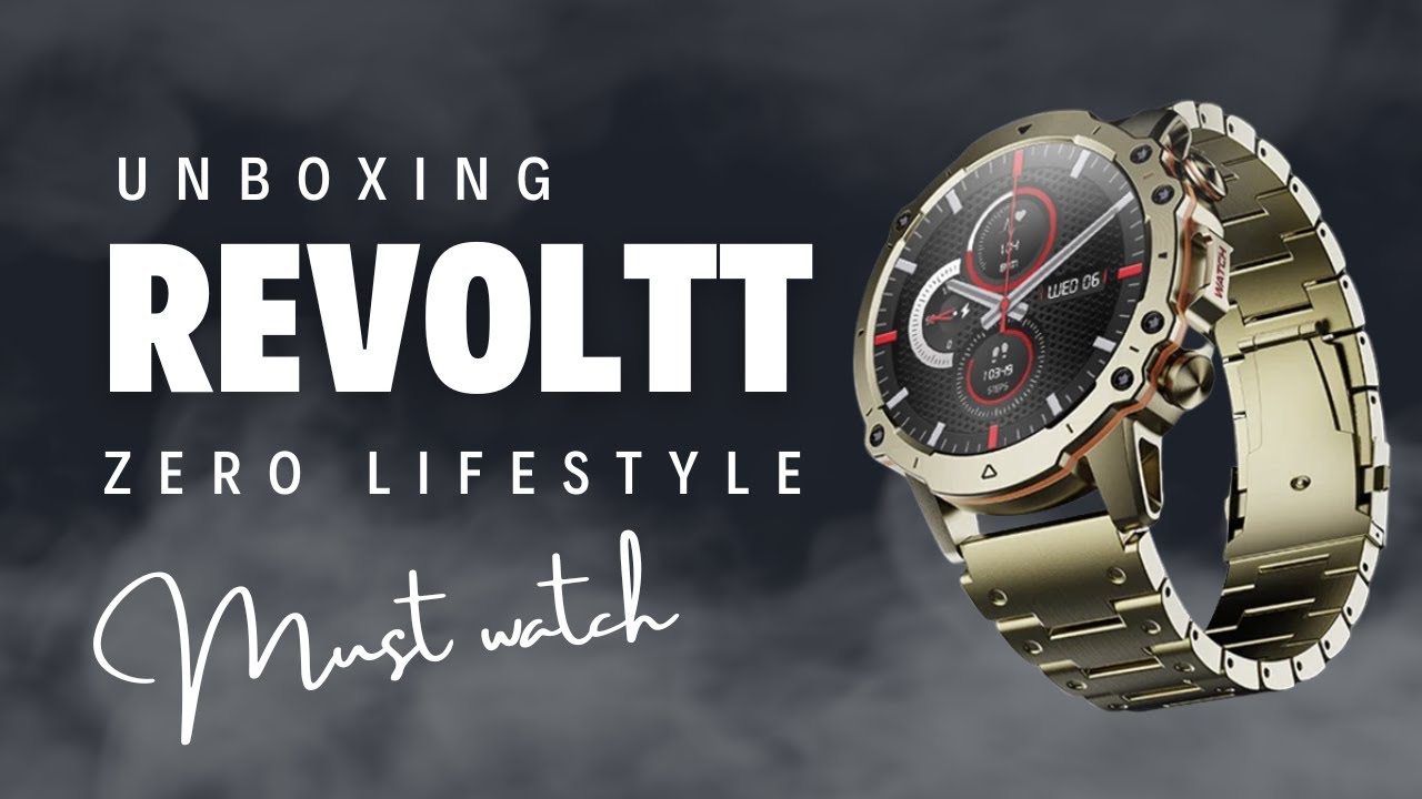 Zero Lifestyle Revoltt Smart Watch Unboxing - Zero Stainless Steel Watch Review