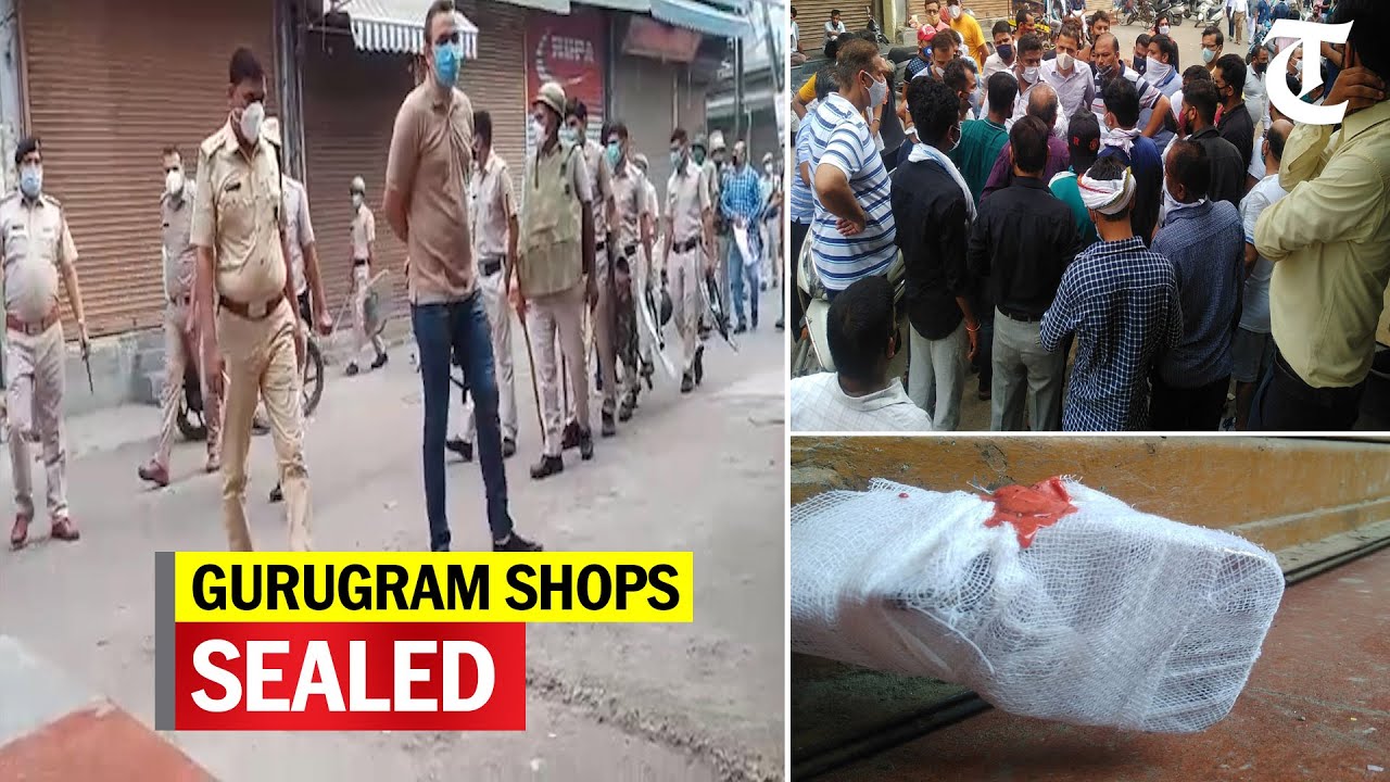 200 shops sealed in wee hours in Gurugram; shopkeepers up in arms