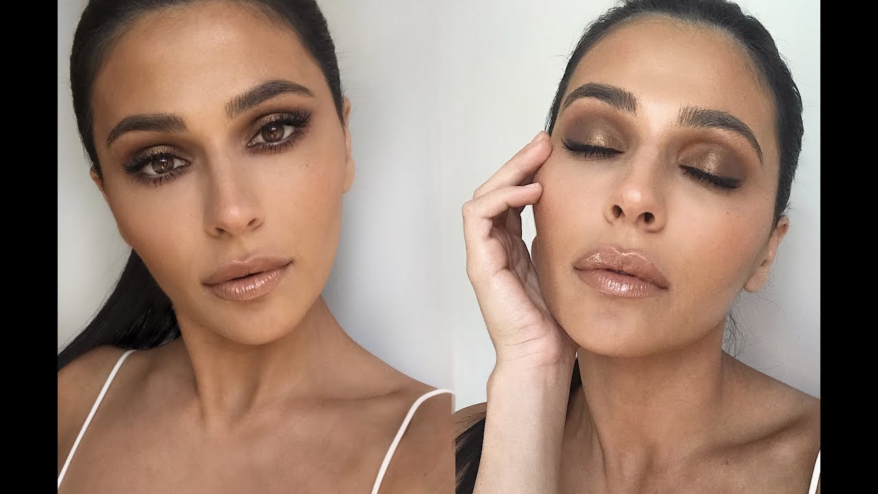 BRONZE EYE MAKEUP TUTORIAL // ALL DRUGSTORE MAKEUP  | Teni Panosian