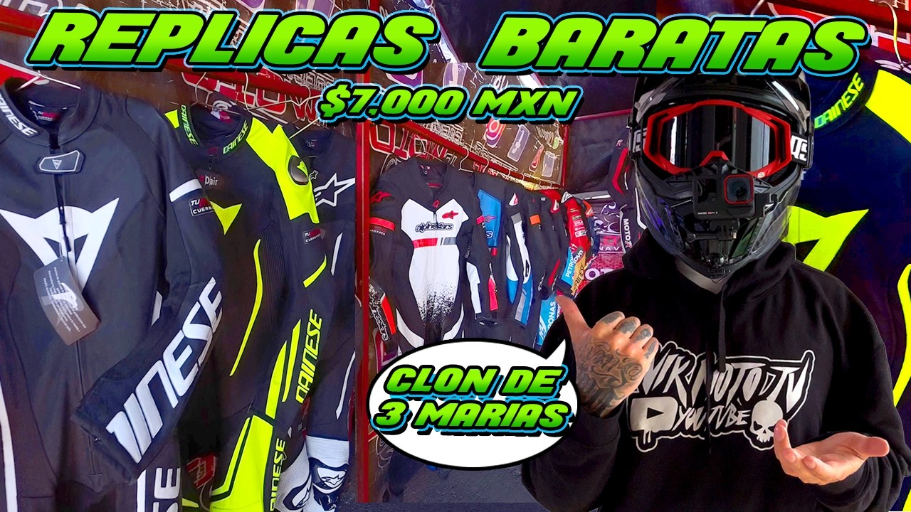 VALE LA PENA UN TRAJE DE MOTO REPLICA COMPRADO EN 3 MARIAS?