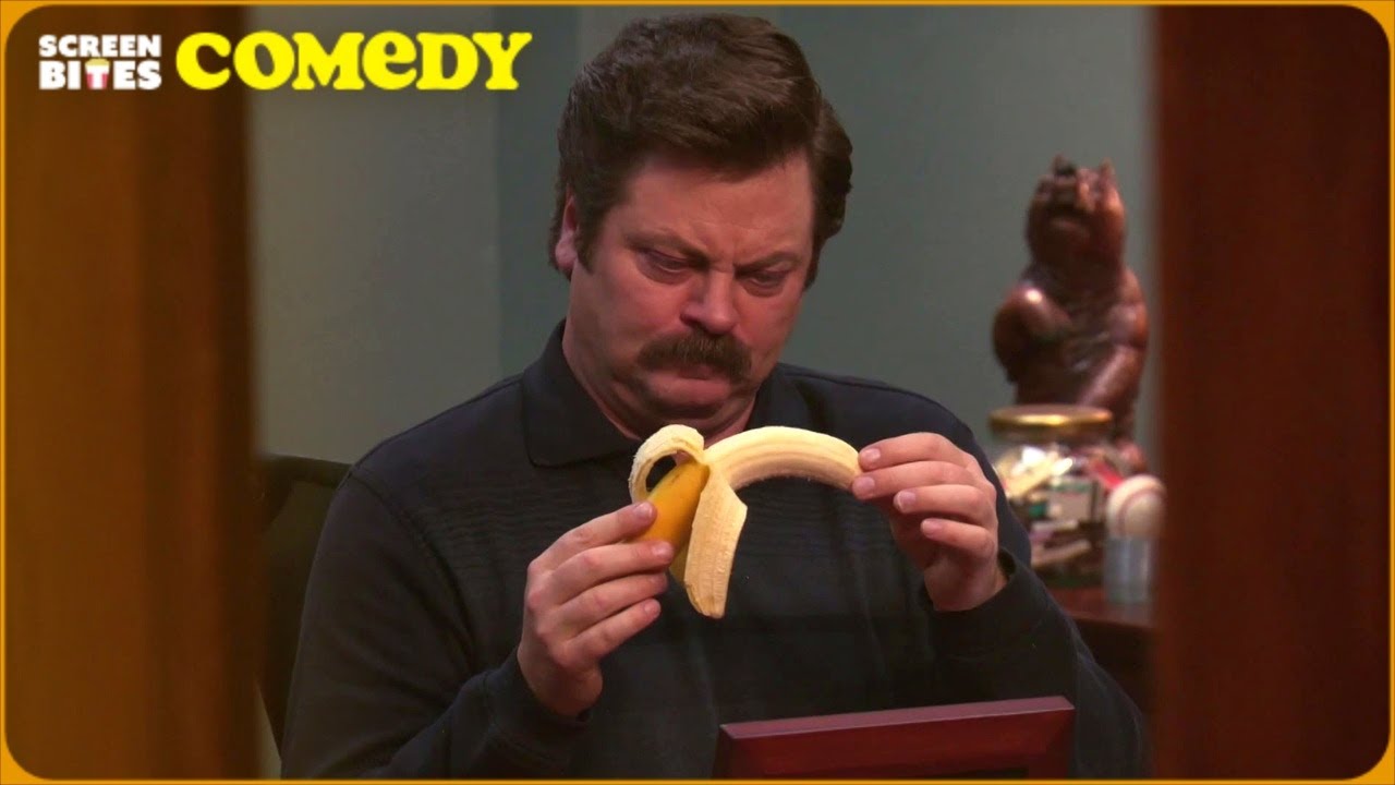 Ron Swanson: Eating for 10 Minutes Straight | Screen Bites Comedy
