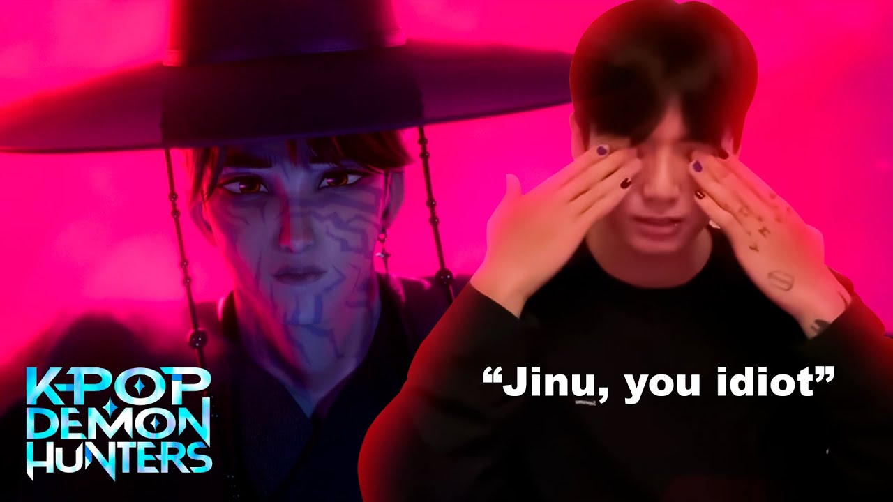 BTS being obsessed with KPOP DEMON HUNTERS