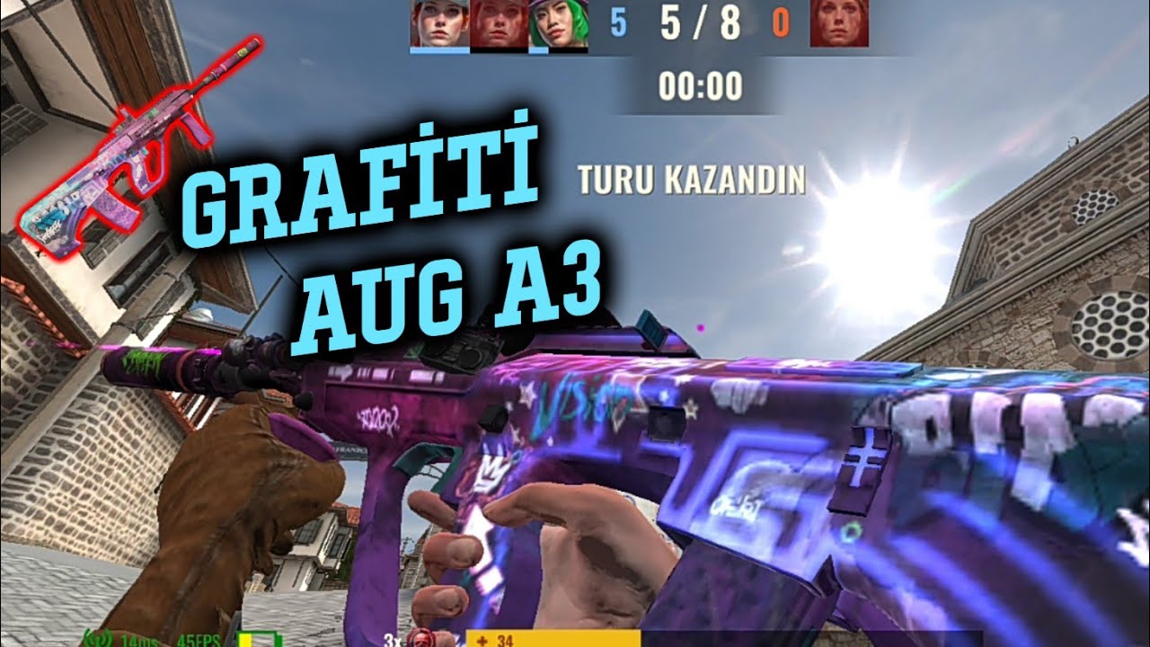 FULL+FULL GRAFİTİ AUG A3 TACTİCAL STRİKE (ZULA MOBILE)