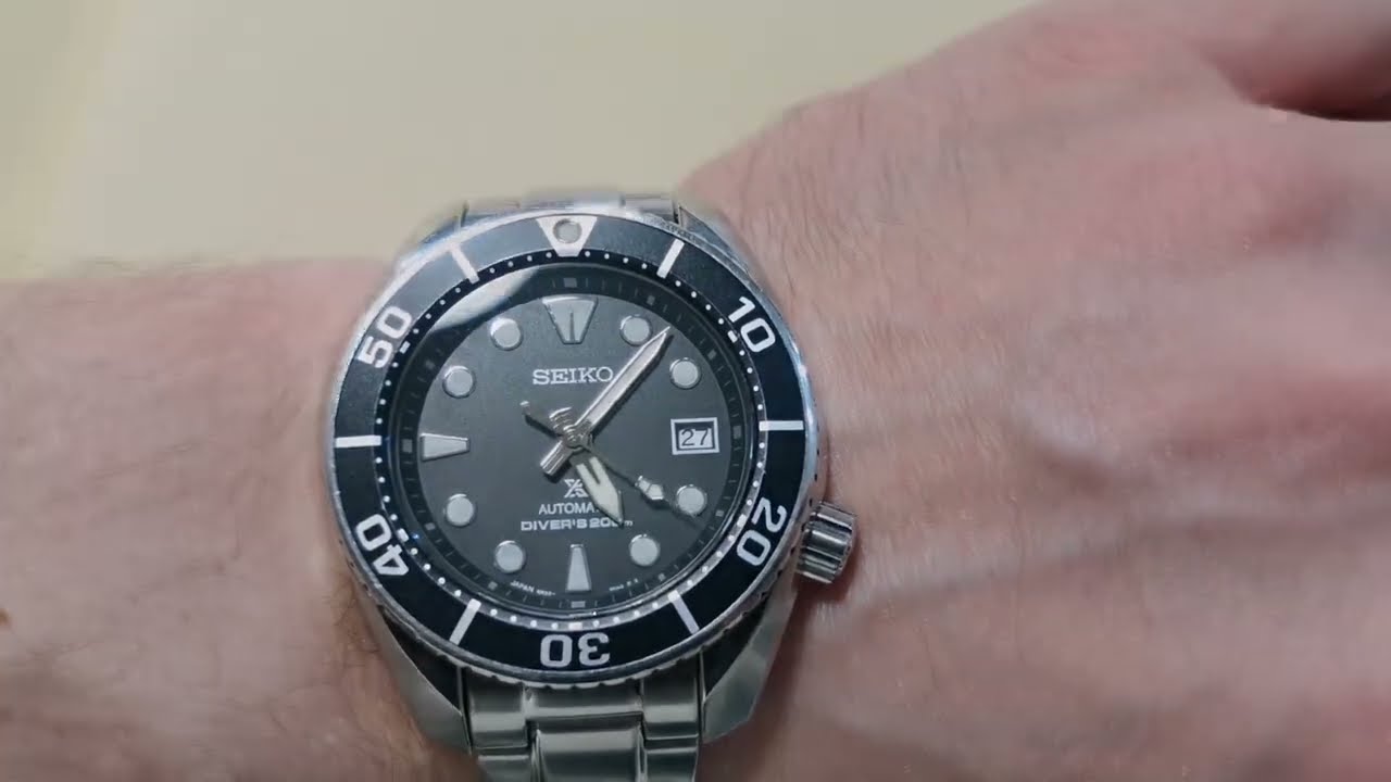 Japanes diver watch Seiko Prospex Sumo SBDC083/SPB101j1 6R35-00A0, movement 6R35 2019's