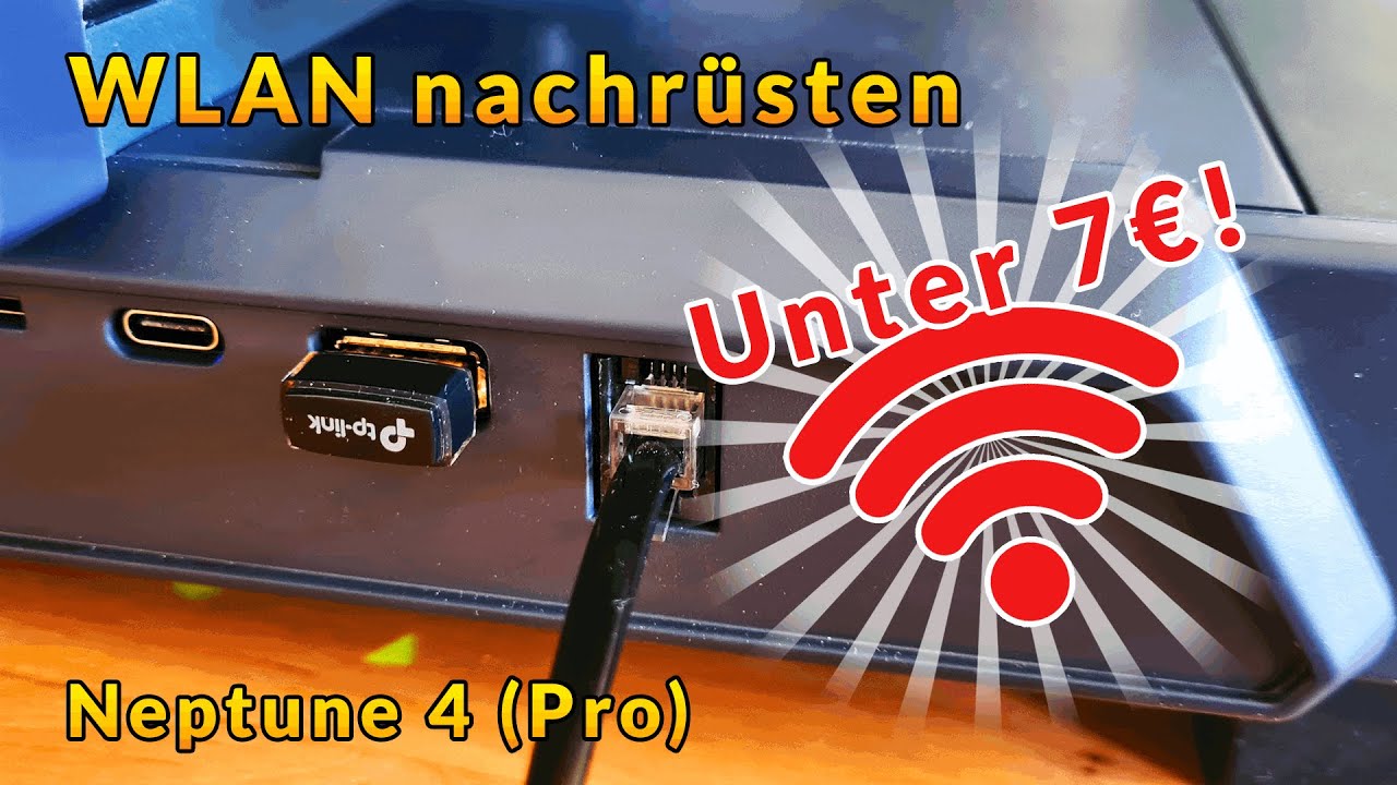 Elegoo Neptune 4 (Pro) - WLAN einfach nachrüsten | Neptune Upgrades