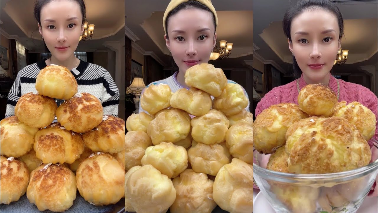 🍞 [MUKBANG] cream puffs edition