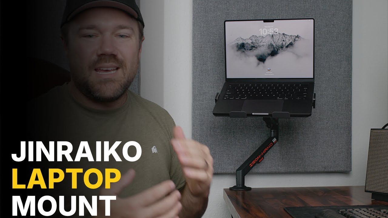 Adjustable Laptop Stand Demo: JINRAIKO Desk Mount Review