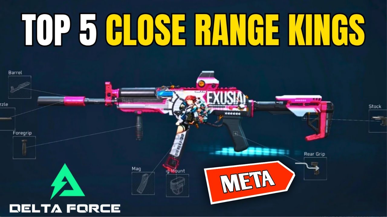 5 Best Short Range Guns You Must Use in Delta Force Mobile (TDM Mode) #deltaforce #gaming #tips #fps