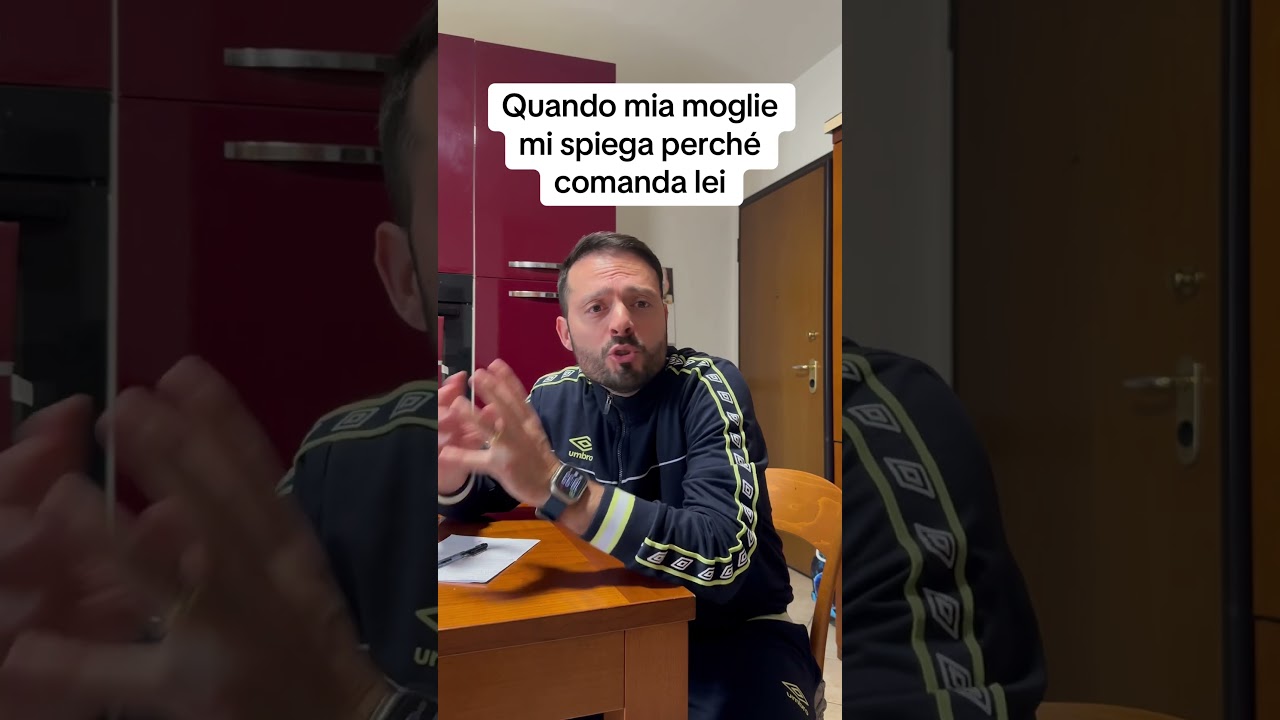Quando mia moglie mi spiega perché comanda lei 