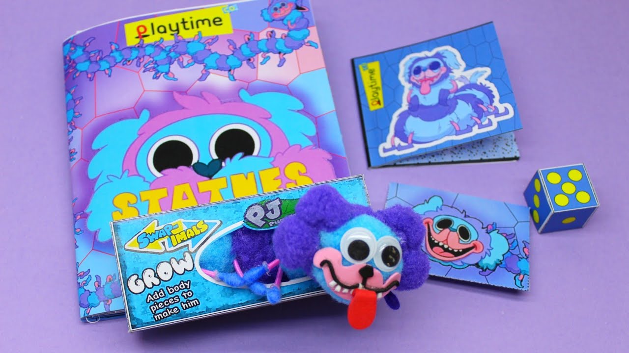 DIY PJ Pug a Pillar/ Poppy Playtime Chapter 2 /PJ Pug-A-Pillar 6game book