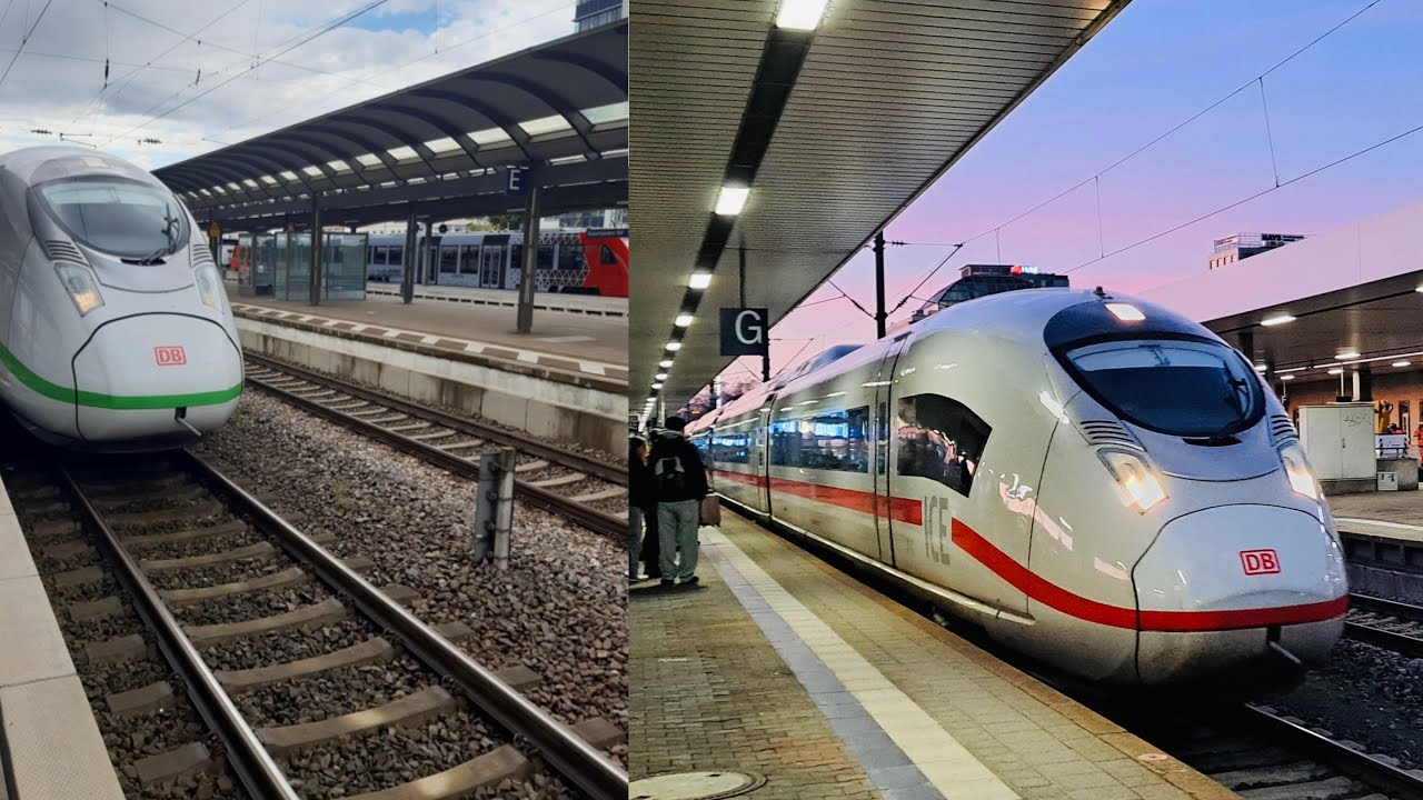 Der ICE 3 Velaro D und ICE 3 Neo mit Vergleich Sound des Br 407 Br 408 Allgemein der Unterschied ist