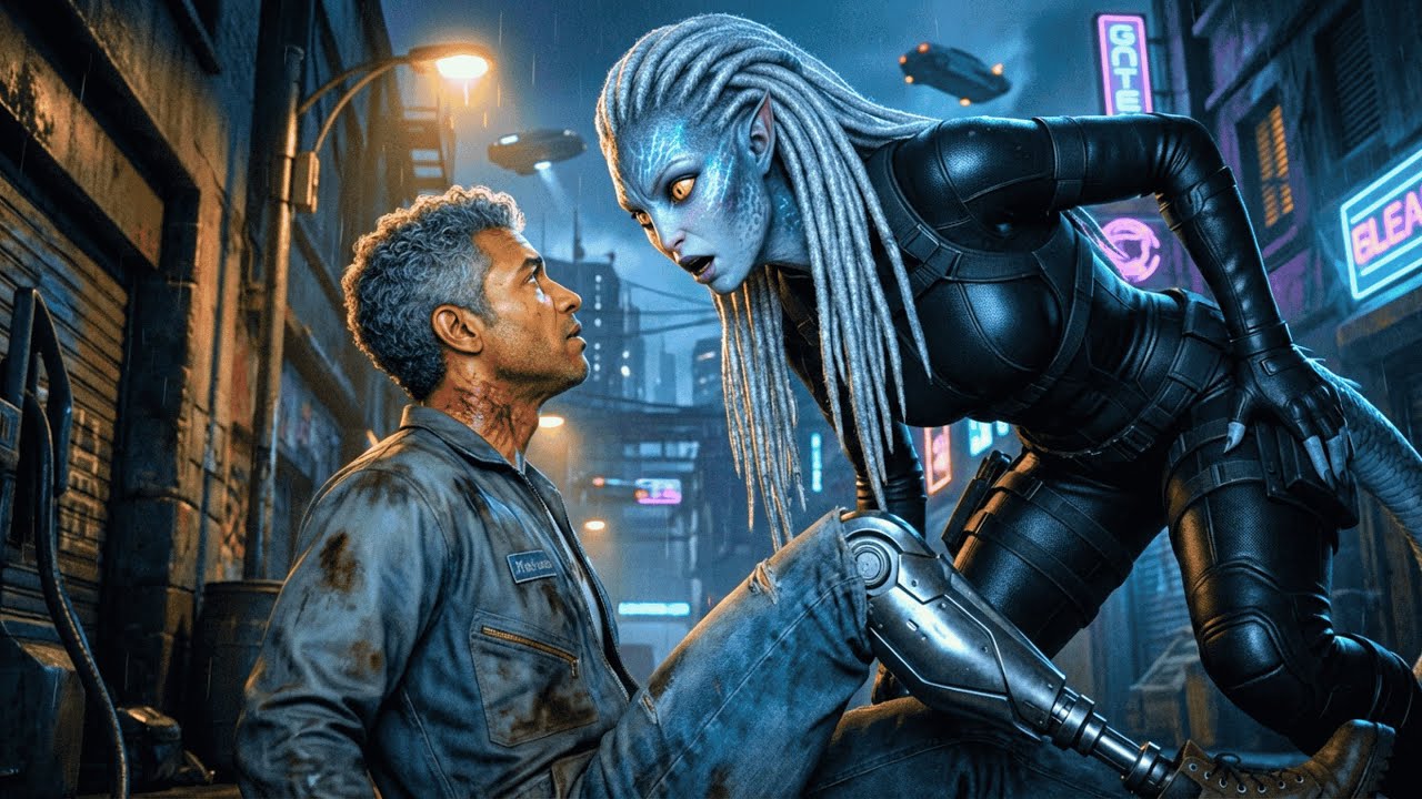 The Giant Alien Woman Warned Him to Step Back — He Answered “I’m Not Afraid of You” | HFY Stories