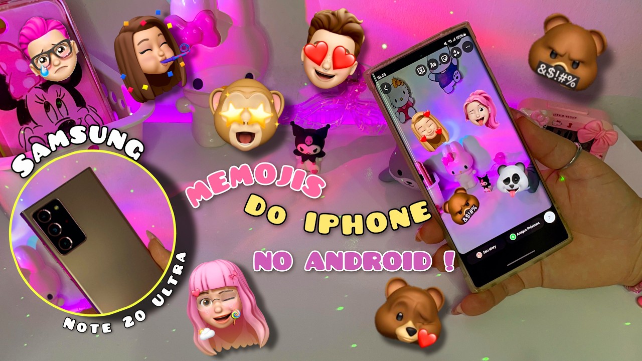 COMO TER OS MEMOJIS DO IPHONE NO ANDROID / Em 2026 atualizado!