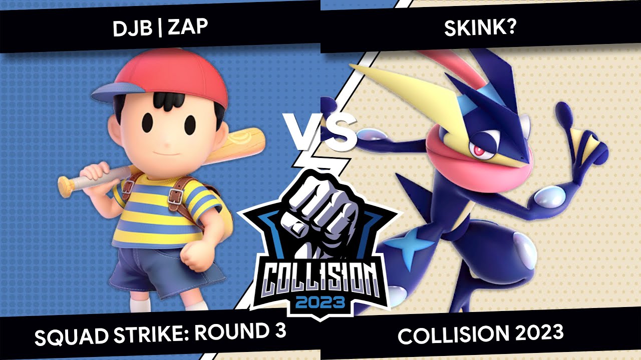 Collision 2023 - SSBU Squad Strike - DJB ZAP (P1) VS Skink (P2) -