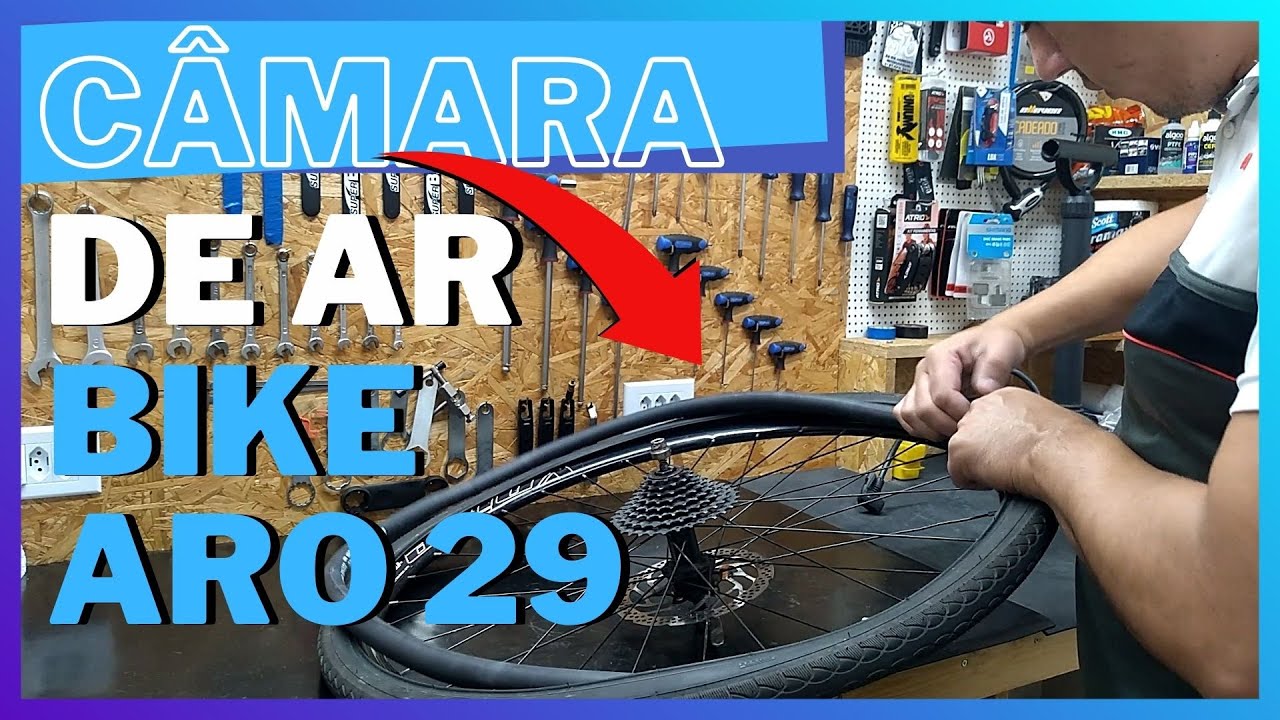 COMO COLOCAR A CÂMARA DE AR NA BICICLETA | COLOCAÇÃO CÂMARA de AR NOVA na BIKE ARO 29