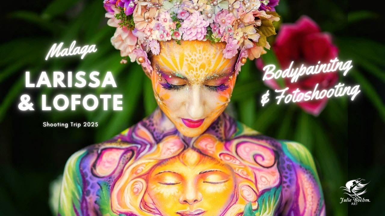Flower Power & Villa-Feeling – Hinter den Kulissen vom Bodypainting in Malaga mit Larissa & Lofote