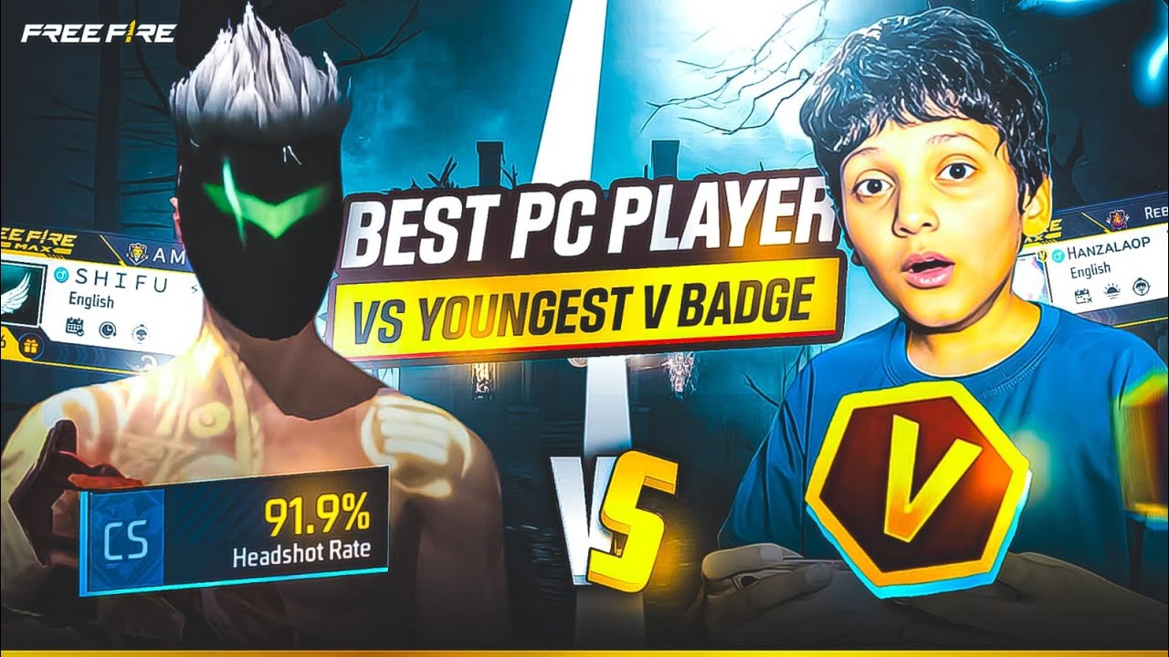 When Youngest V Badger 😎 Met Top Headshot  Player  💀 ft.‪@HanzalaOPYT