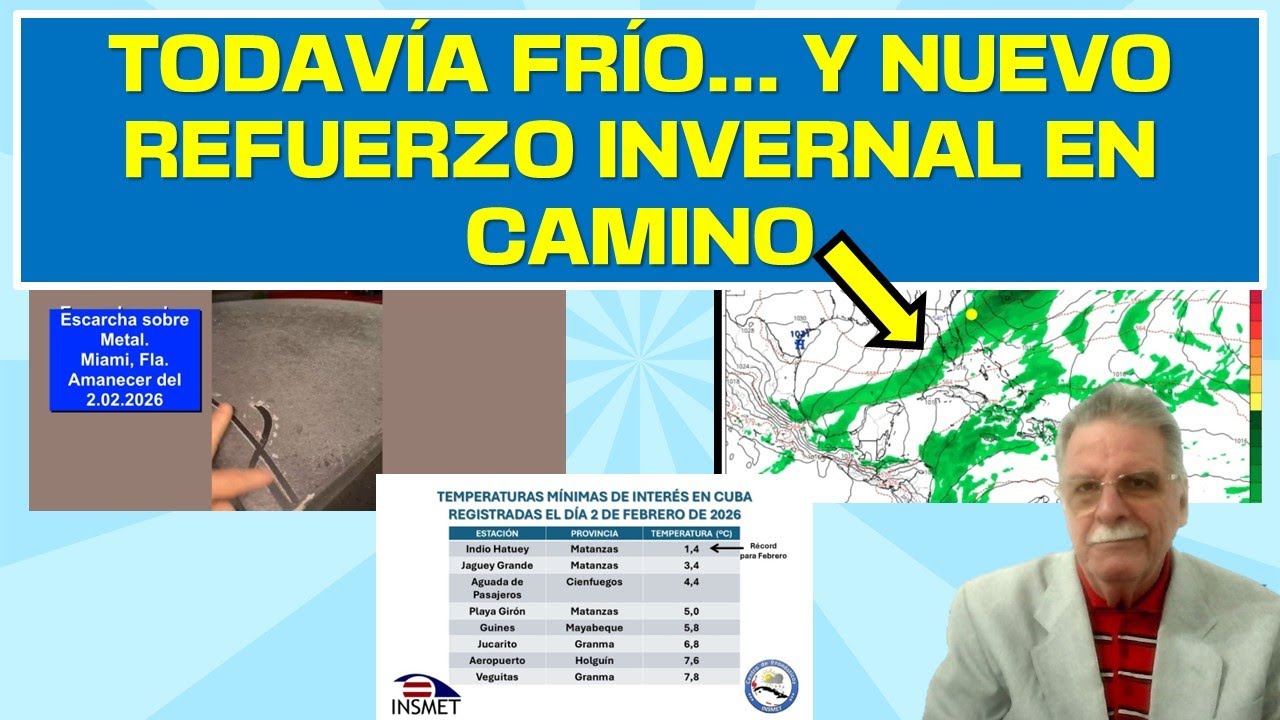 MUCHO FRÍO Y HAY OTRO REFUERZO INVERNAL EN CAMINO