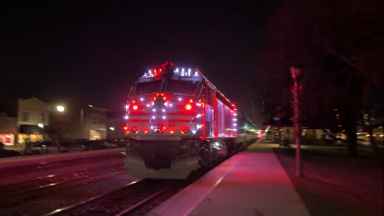 The Complete Metra Evening Rush Hour At LaGrange Stone Avenue On December 4, 2024
