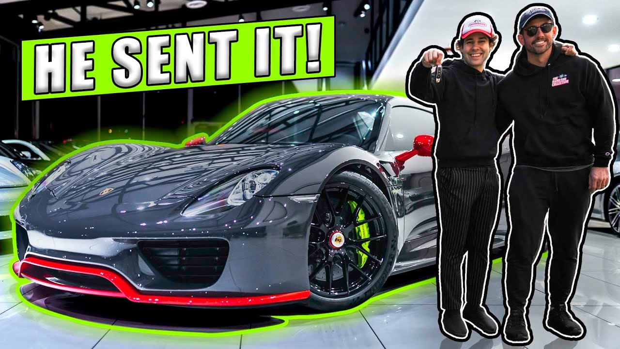 David Dobrik Drives My Porsche 918 Spyder!