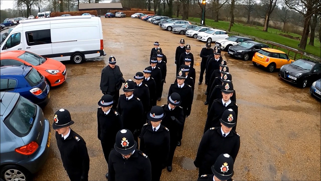 Surrey Police Green Course Pass Out parade at Loseley Park 5th March 2020