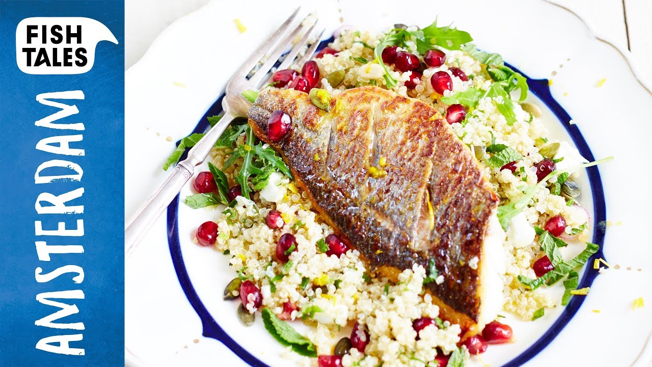 REDFISH & Quinoa Salad | Bart van Olphen