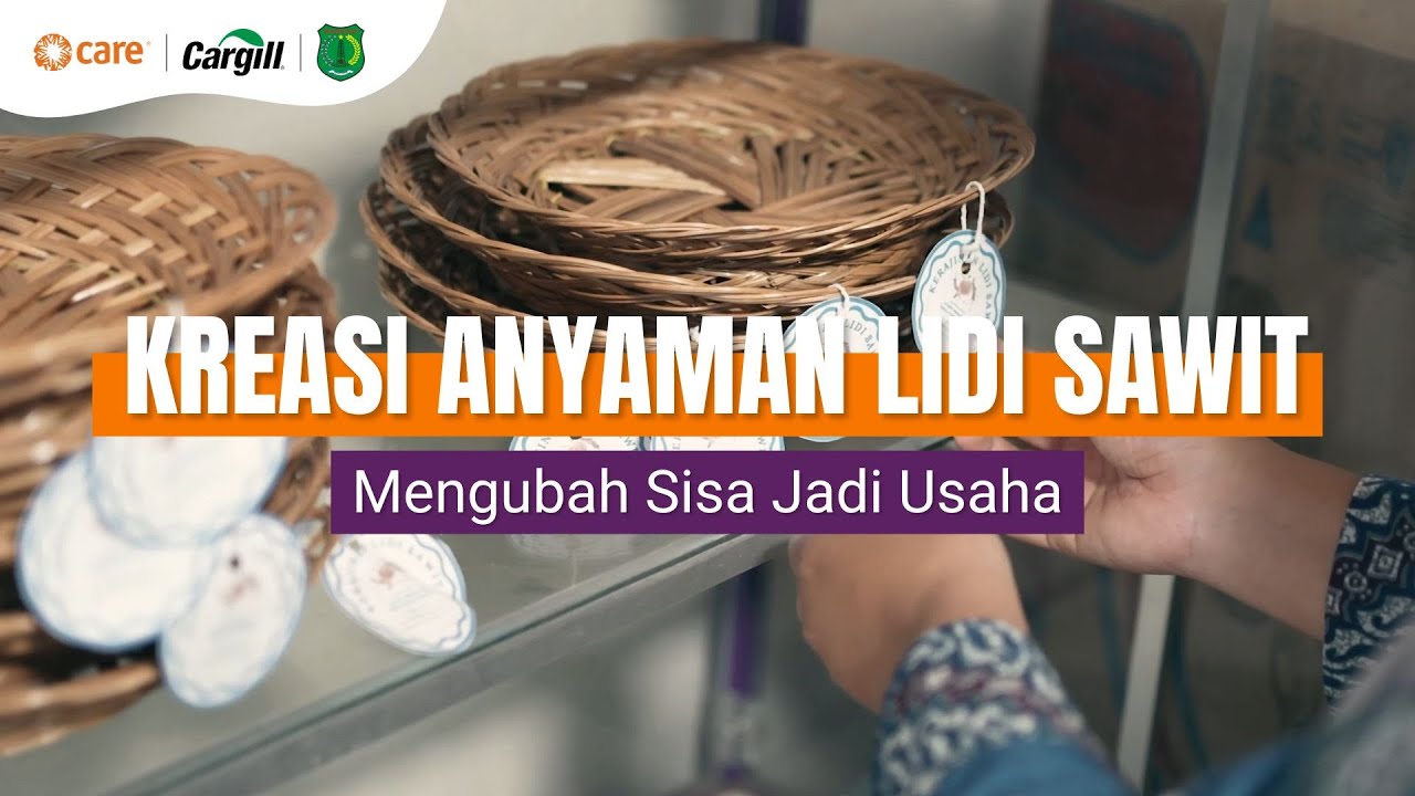 Kreasi anyaman lidi sawit, mengubah sisa jadi usaha