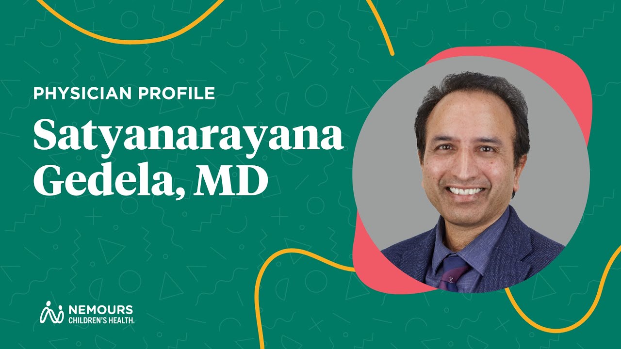 Meet Dr. Satyanarayana Gedela, Your Chief of Neurology | Nemours Children's Hospital, Florida