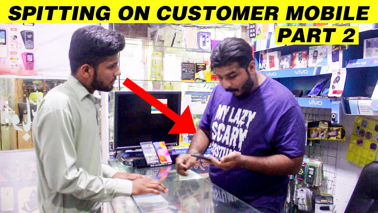 Spitting on Stranger Mobile Prank Part 2 | Israr World