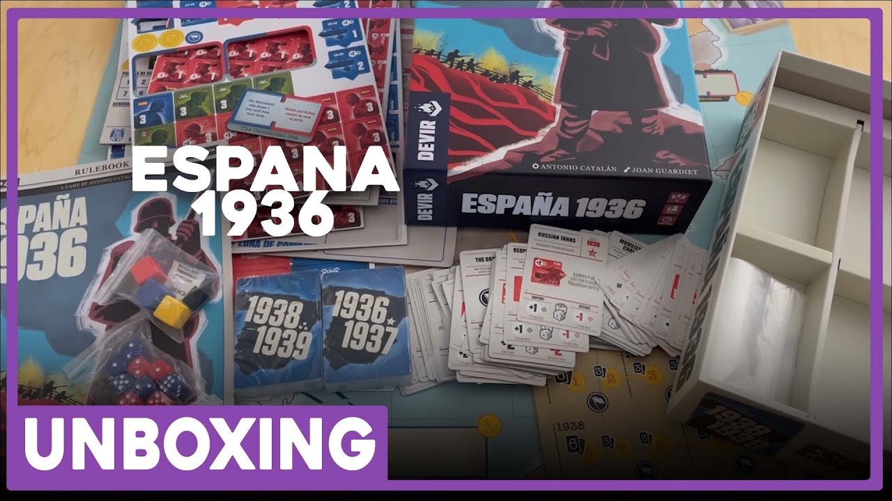 Unboxing | Espana 1936 | Devir Games | The Players' Aid