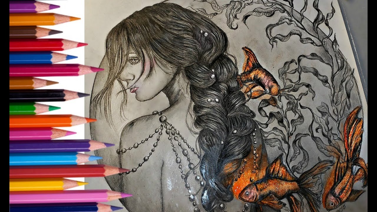Mixing Graphite With Neon Colored Pencils